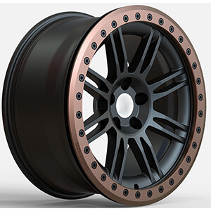 offroad rims with beadlock rings