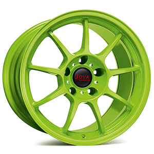 green rims for cars