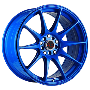 bright blue wheels