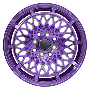 purple car wheels