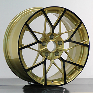 gold and black rims