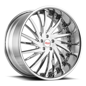 staggered alloy wheels
