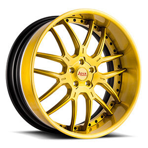 black and gold rims