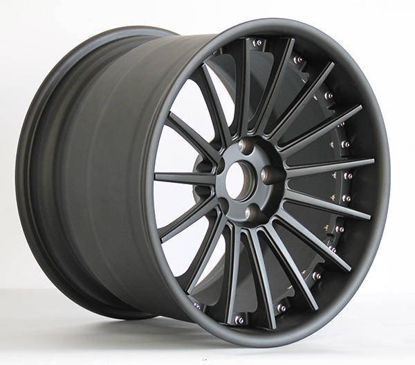 2-piece forged wheels with rivets