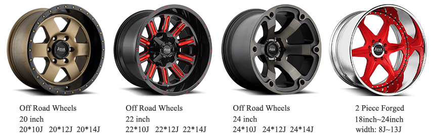 black off road wheels wholesale