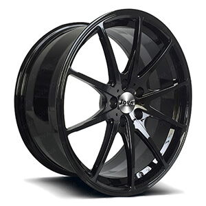 10 spoke black wheels