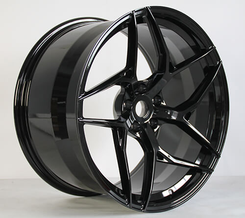 concave forged wheels black