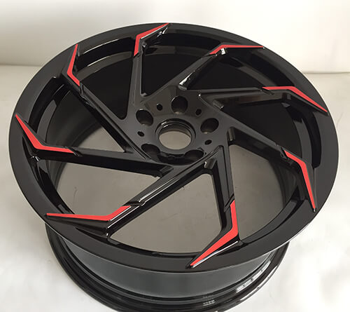 black and red wheels