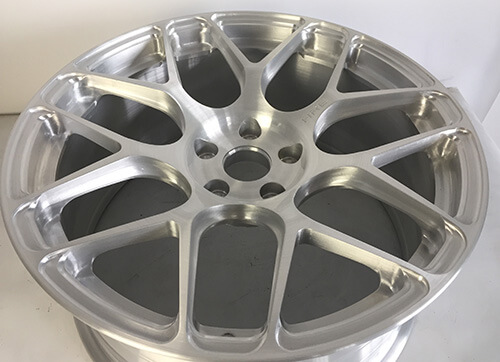 custom forged wheels silver