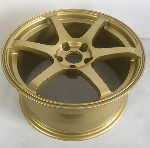 mustang gold wheels
