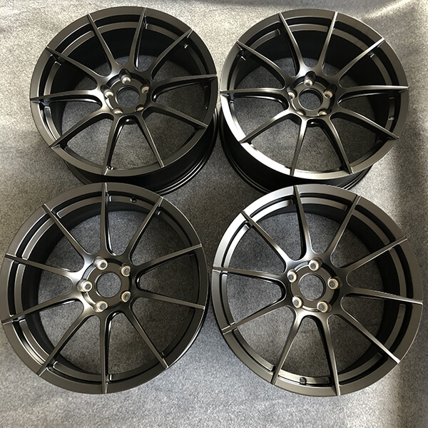 wholesale black forged wheels