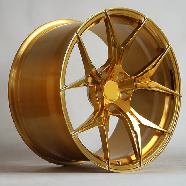 gold concave wheels