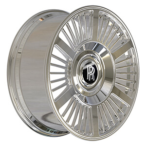 rolls royce polished wheels