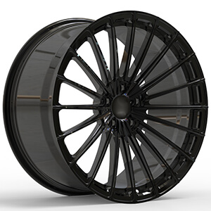 black chrome wheels