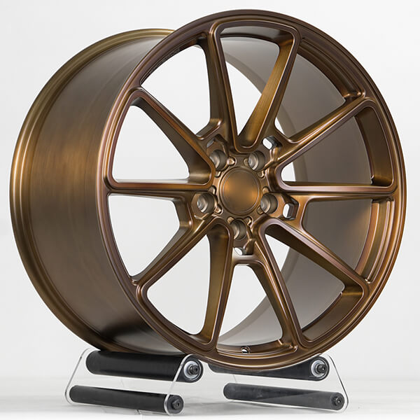 coffee gold brushed rims
