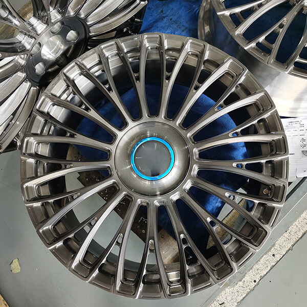 multi spoke brushed rims