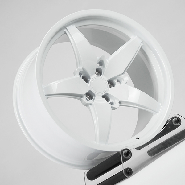 white ford mustang wheels