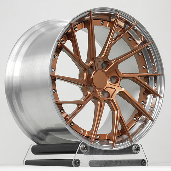 red bronze wheels with polished lip