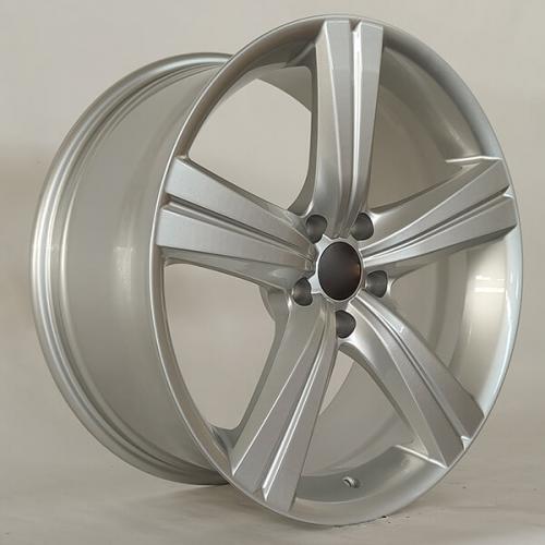 5 spoke silver rims